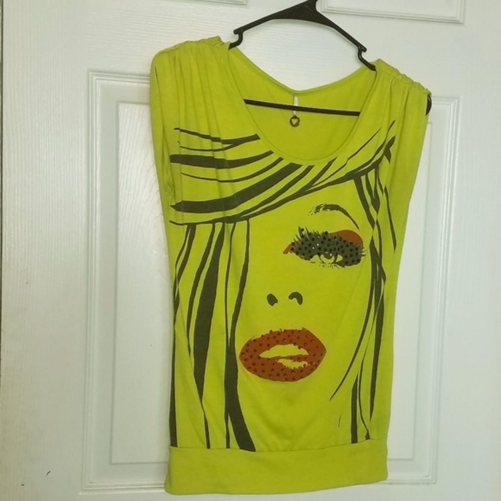 Lip Biter Embellished Tee